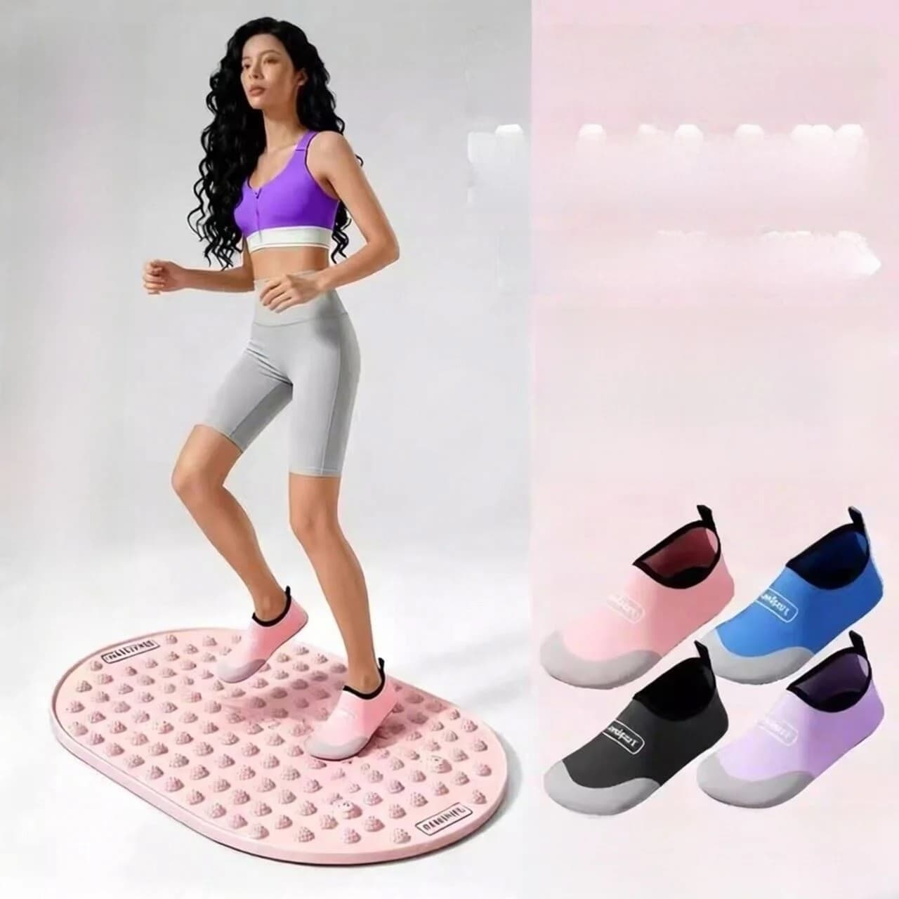 Yoga Shoes for Women, for Fitness Indoor and Gym, with Soft Sole Anti-slip, Special for Exercises Silent at Home, Shoes for Jumping the Wag, Fitness Shoes