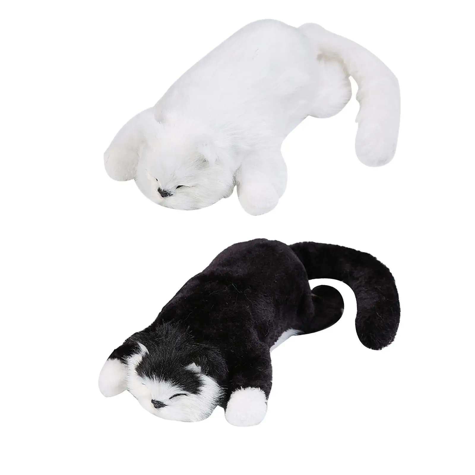 Animale di peluche elettrico con gatto rotolante per un amico della buonanotte, regalo di compleanno per le vacanze