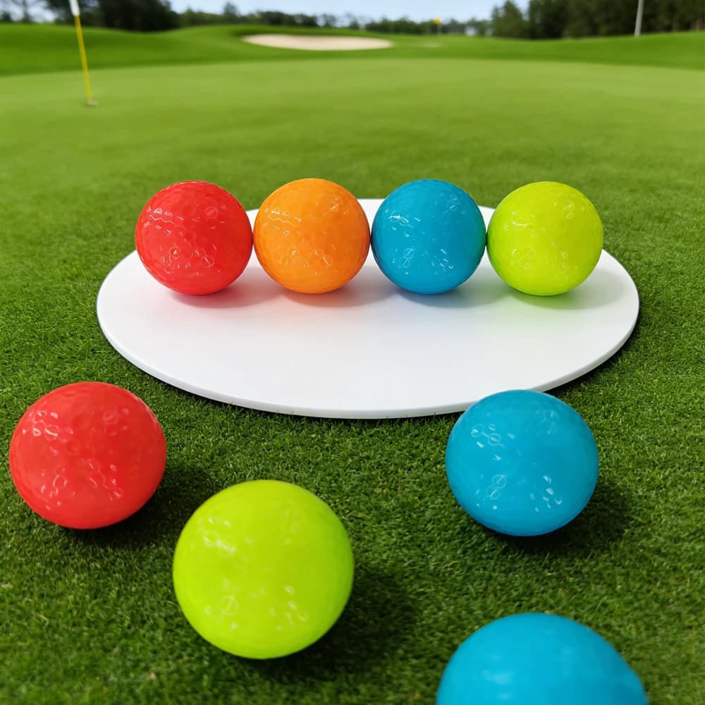 Palline da golf antiusura ad alto rimbalzo, eccellenti prestazioni di volo, per partite all'aperto e allenamenti al coperto, accessori universali per il golf.