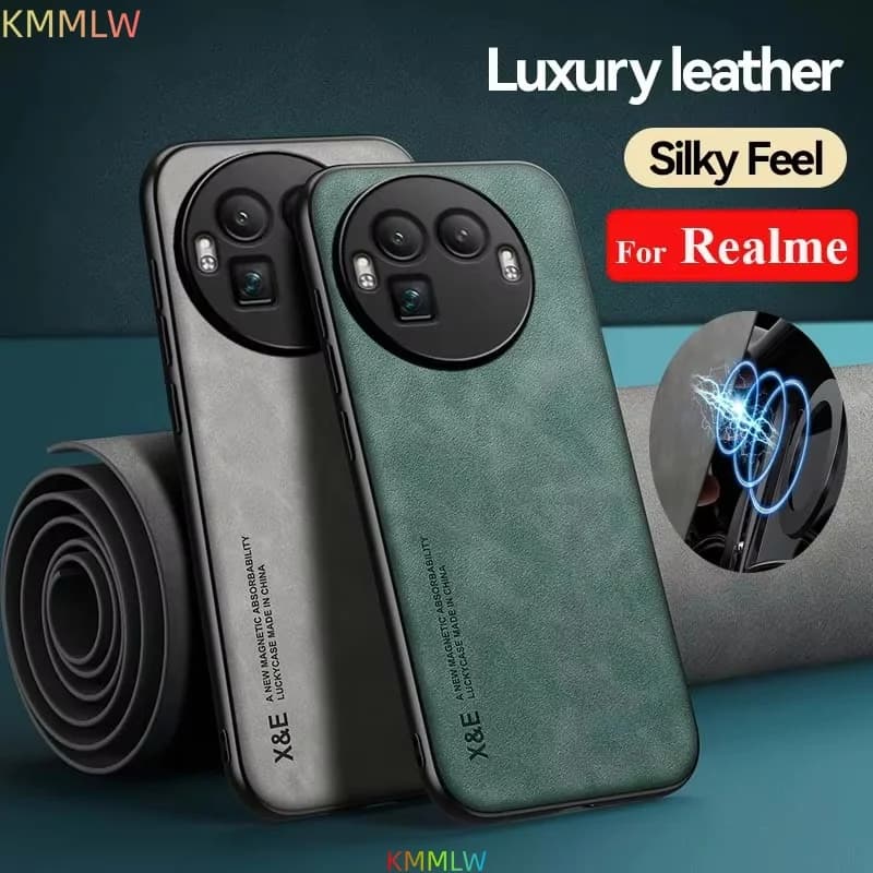 Custodia antiurto per Realme GT8 Pro, Cover protettiva con supporto magnetico per auto, Coque Fundas per Realme C85 Pro GT8 C85