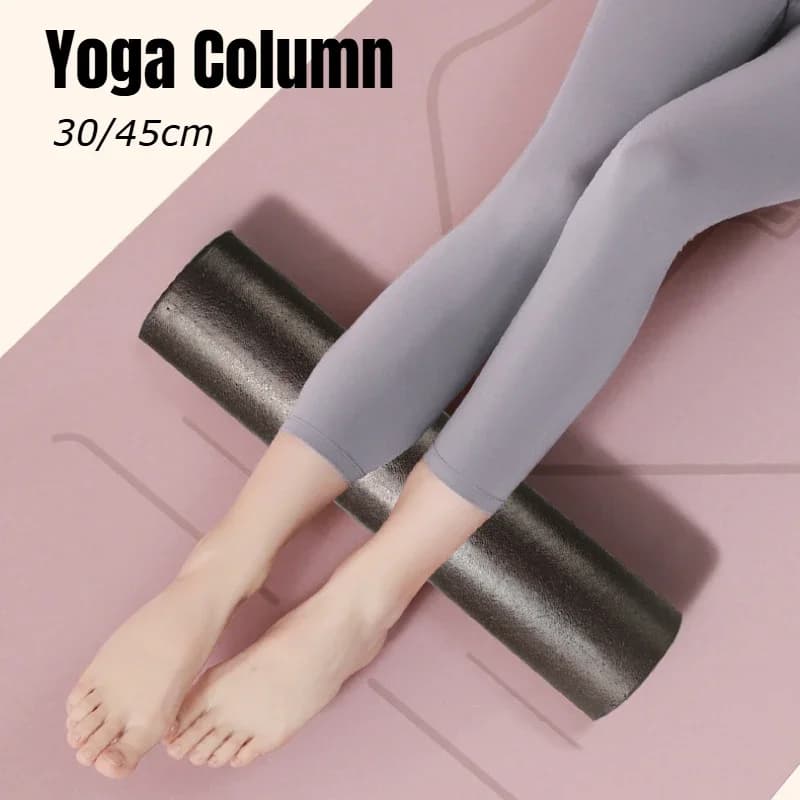 Yoga Pilates Foam Roller 30/45 cm Fitness Equipment Massage Roller Exercise For Body Exercise Gym Back Roller for Women Men Gifts