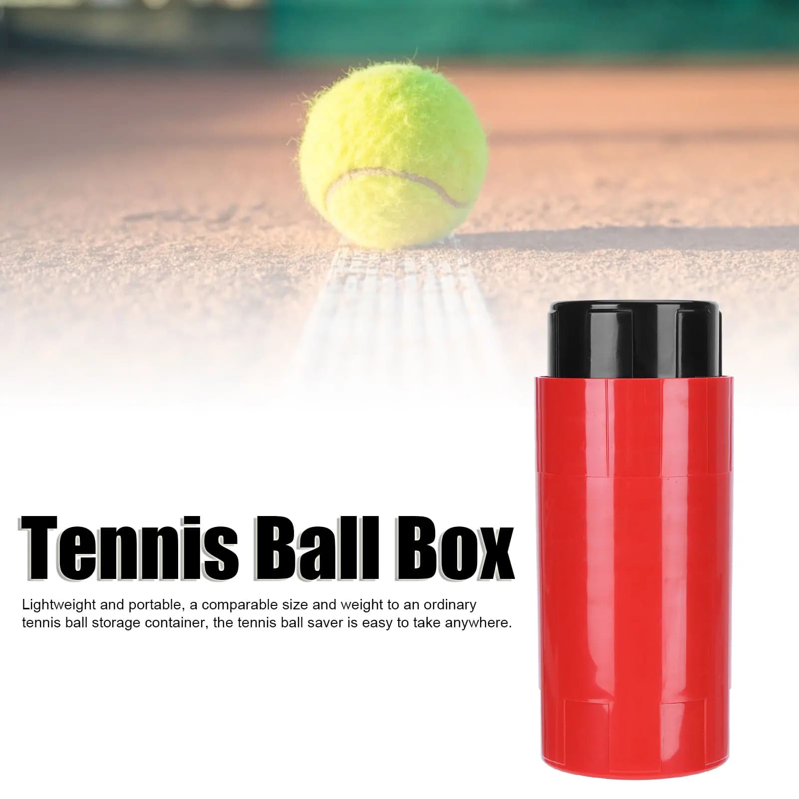 Contenitore per Palline da Tennis, Scatola per Conservazione Palline da Tennis, Contenitore per Mantenimento Pressione e Riparazione, Accessori Sportivi