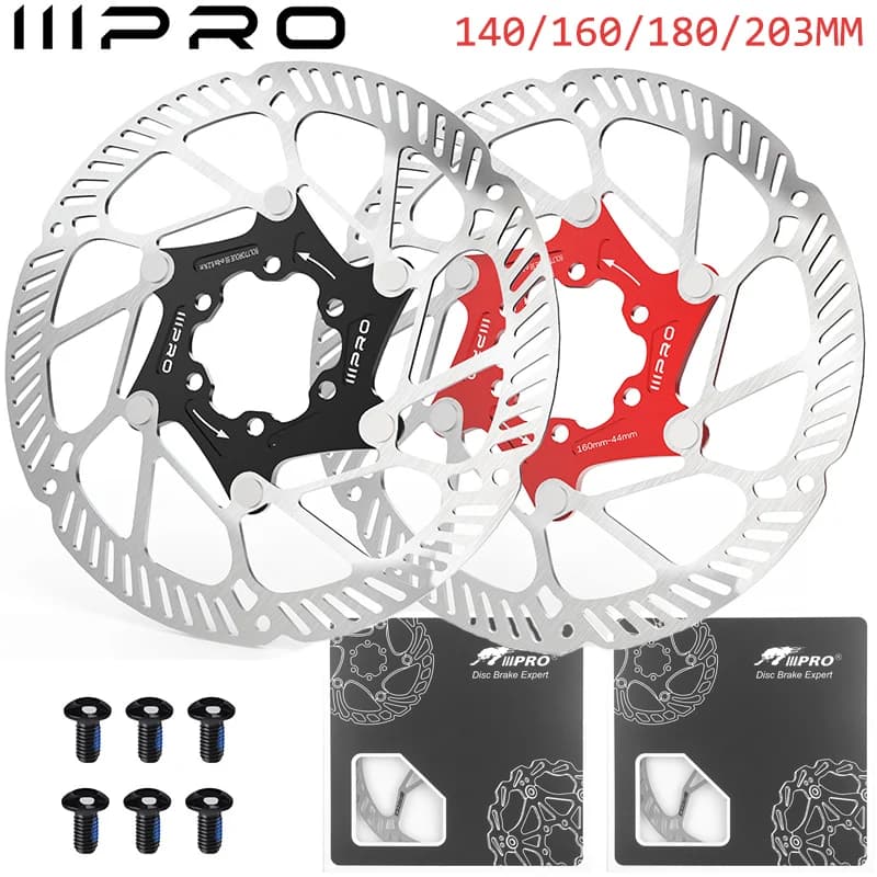 2PC IIIPRO Bicicletta Rotore Galleggiante 140MM 160MM 180MM Disco Freno bici Resistente All'usura Freno A Disco Rotore Strada MTB Rotori 203