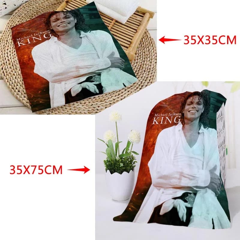 Asciugamano personalizzato Michael Jackson Asciugamano da bagno in microfibra Asciugamani Baech Asciugamani da viaggio per asciugatura sportiva 35X35cm35x75cm