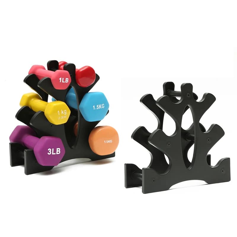 (Summer6) Weight rack for gym handlebars at 3 levels of 1 piece