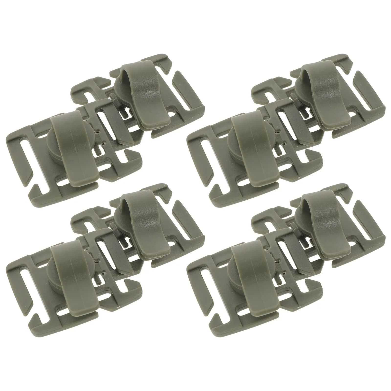 Set di 8 Accessori per Sacca d'Idratazione: Clip Rotante per Tubo con Valvola di Bevuta, per Sacche d'Acqua e Attrezzatura Sportiva Outdoor