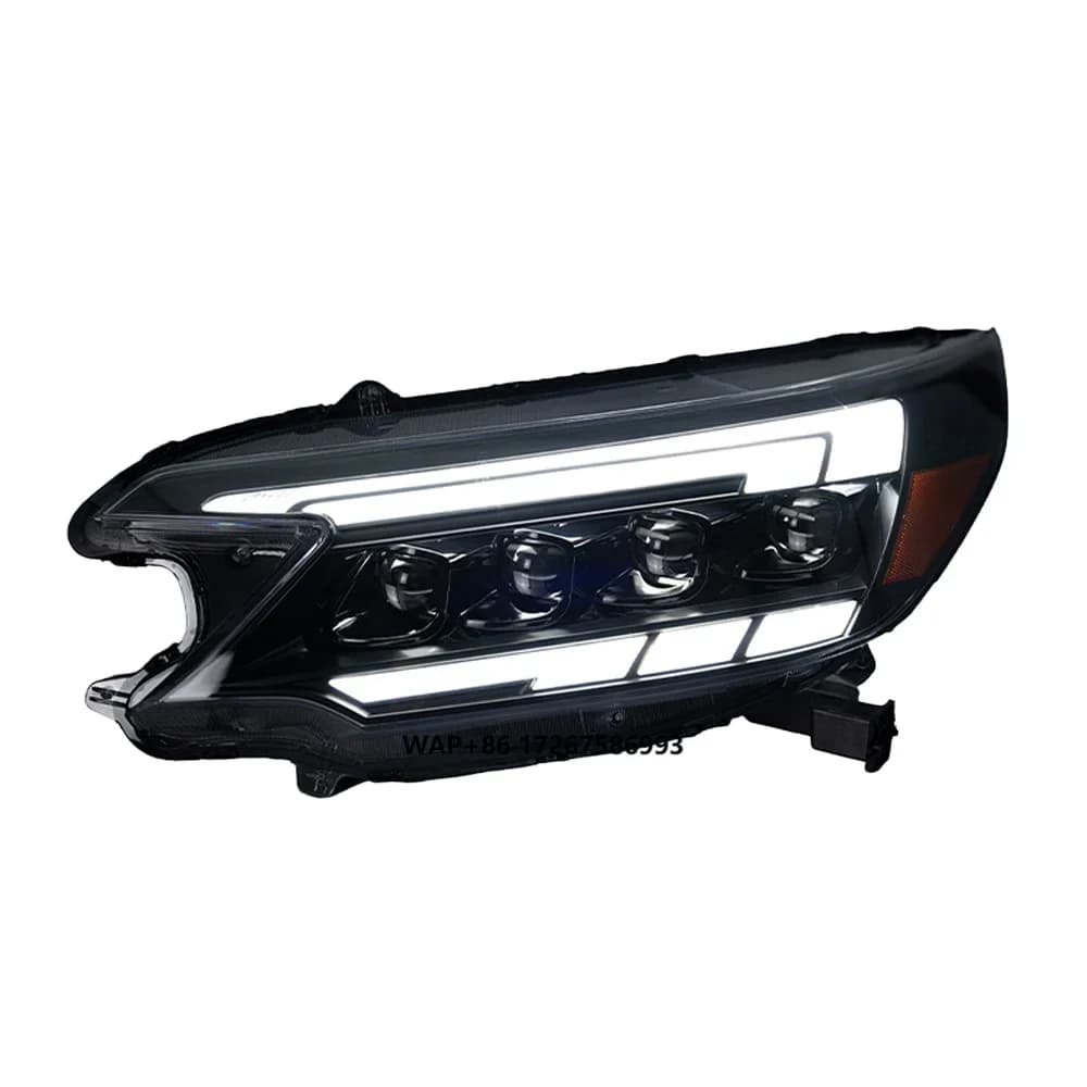 Fari LED Auto 100W per CR-V 2012-2014, Gruppo Ottico a Quattro Lenti, Plug & Play, Accessori per Aggiornamento Luci Anteriori