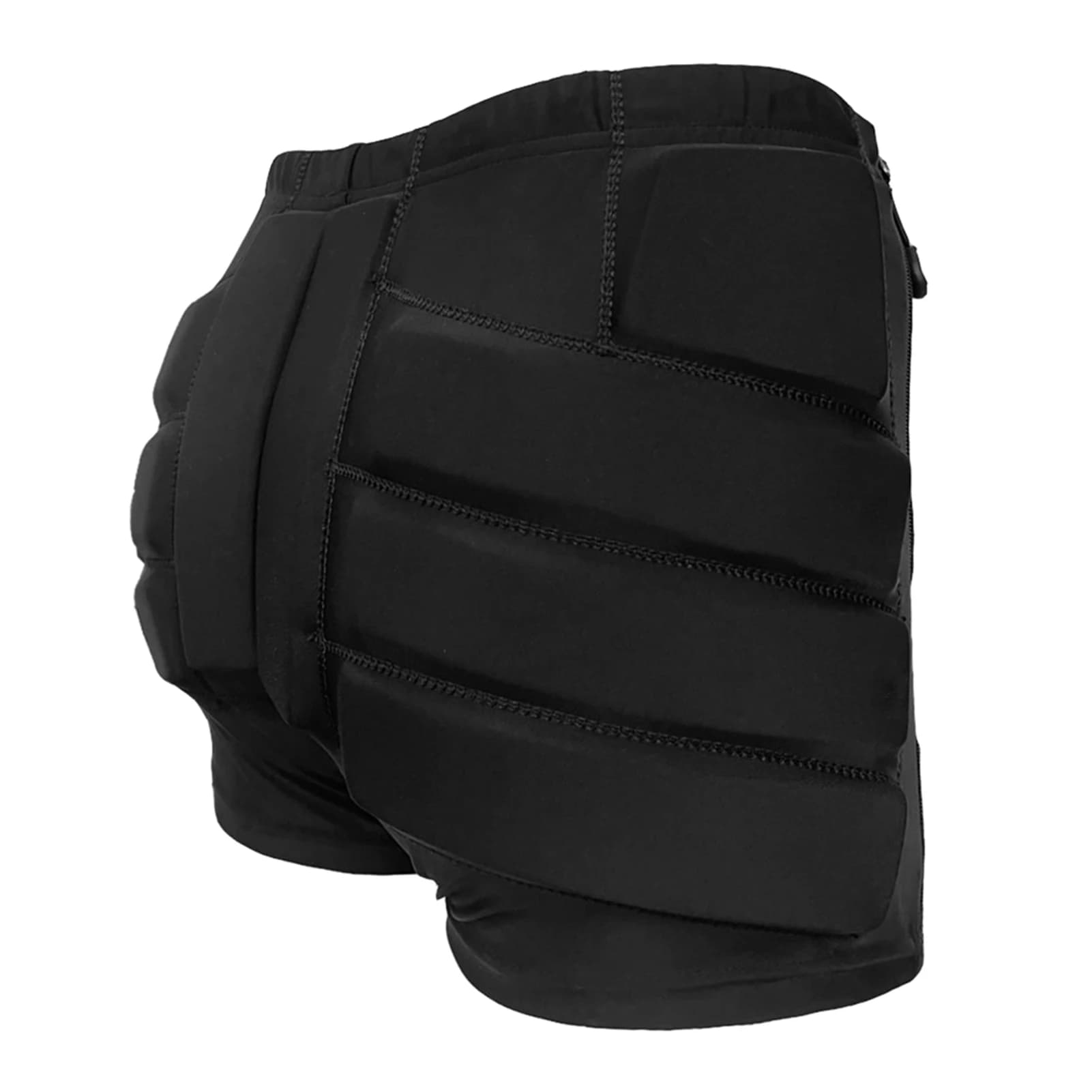 Pantaloncini Crash per protezione dell'anca per pattinaggio su ghiaccio per bambini Nero S/M/L/XL Taglie 22 cm x 19 cm x 5 cm Tessuto ad alta elasticità 200 g 1 pezzo