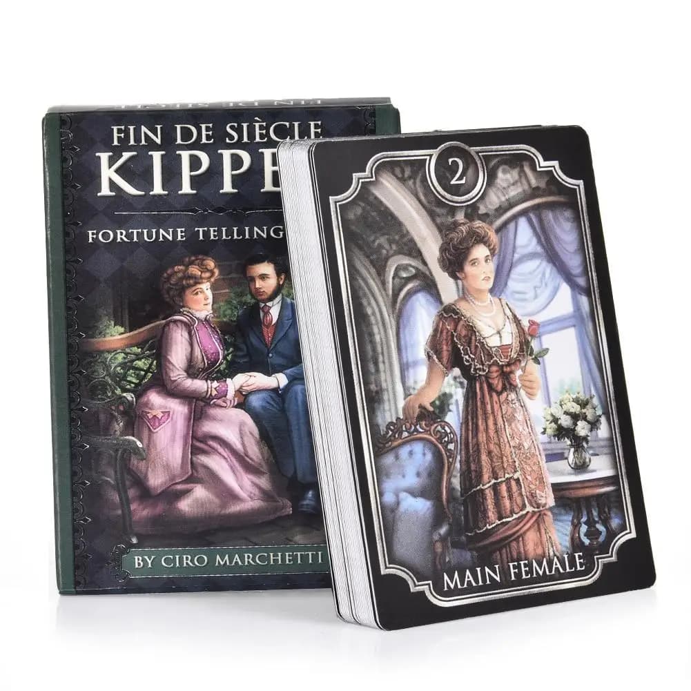 FIN Setaccio Kipper Tarocchi Carte Versione inglese Divinazione Mazzo del destino Giochi da tavolo di carte Oracle