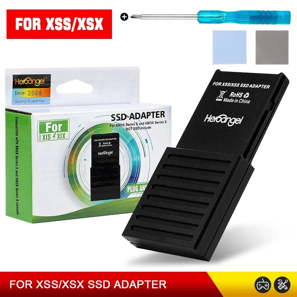 Nuova scheda di espansione aggiornata per Xbox Series X S, box di conversione per disco rigido esterno, box per scheda di memoria SSD M.2 NVME 2230, adattatore SSD