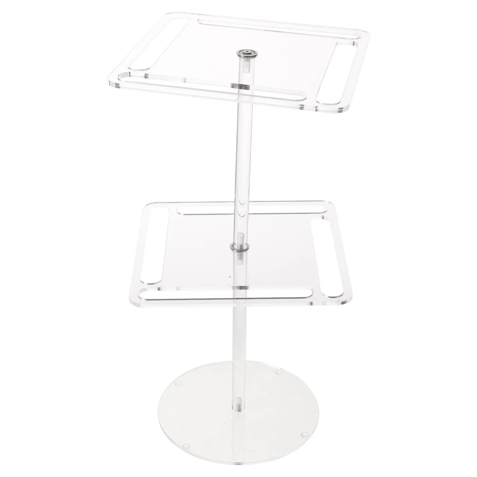 Double-Layer Sunglasses Organizer Holder Stand Transparent Sunglasses Storage Display Rack Eyeglass Holder Shelf for Home Retail