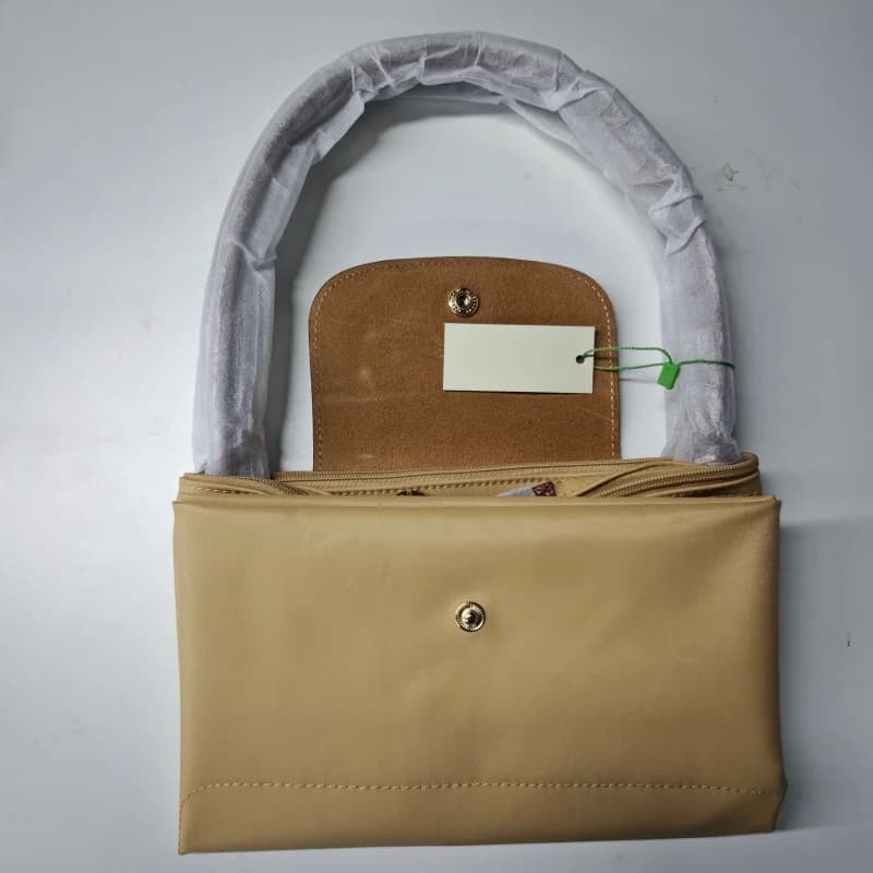 Ladies' embroidered design crossbody handbag, classic foldable Hobo nylon tote bag