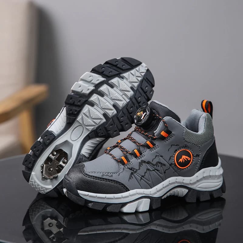 Scarpe da trekking impermeabili Scarpe da ginnastica da trekking per bambini all'aperto Ragazzi Ragazze Arrampicata in montagna Scarpe da ginnastica da campeggio Stivale tattico da caccia