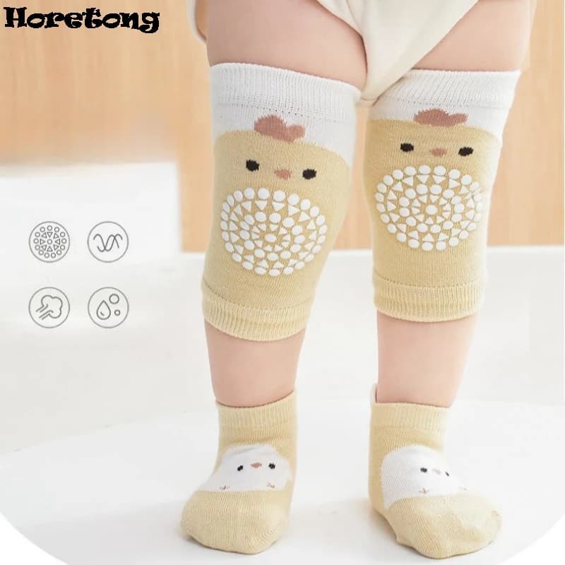 Set of knee pads and socks for children's floor cushion for cating non-slip socks for babies safety knee guard Set of 2 pieces girl boy