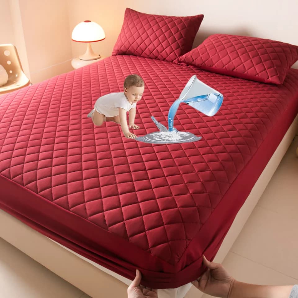 Anti-acari waterproof cover Sheet with soft, comfortable and breathable corners, not included in the pillowcase