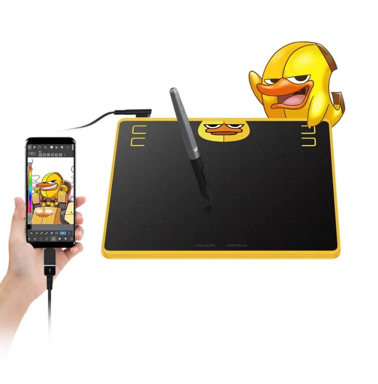HS64 SE 8192 Levels 6.3*4 Inch Support Mobile Devices Version Kids Drawing Tablet