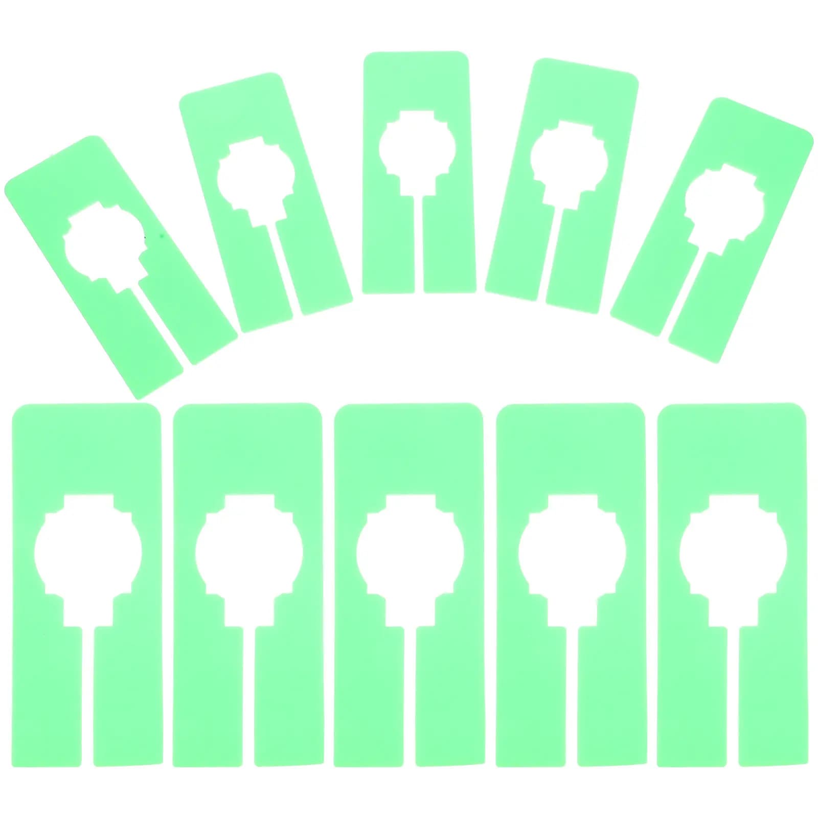 10 Pieces Dividers for Dresses with Labels, Organizers for Armadio, for Displacement Inductions and Space Savings