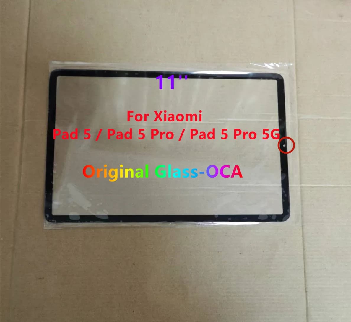 Nuovo Vetro + OCA Originale 11 ''Per Xiaomi Pad 5/Pad 5 Pro/5G XIAOMI MI PAD 5 Touch Screen Copertura Frontale Obiettivo LCD Pannello Esterno