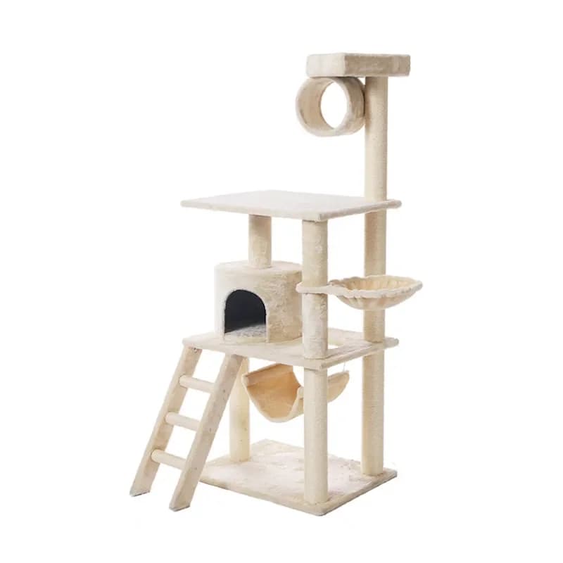 Alibaba Best Sellers Wooden OEM Manufacturer Wholesale Customized Pet Cat Furniture Bucket House Cat Tree
