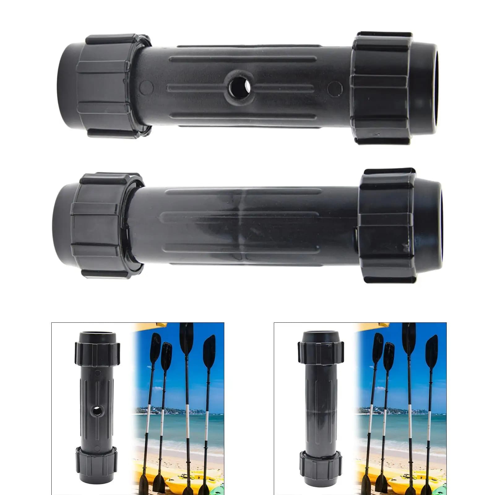 Connettore a pagaia per remi Connettore a pagaia Installazione semplice Rinforzo per albero a pagaia a sgancio rapido per kayak Paddleboard
