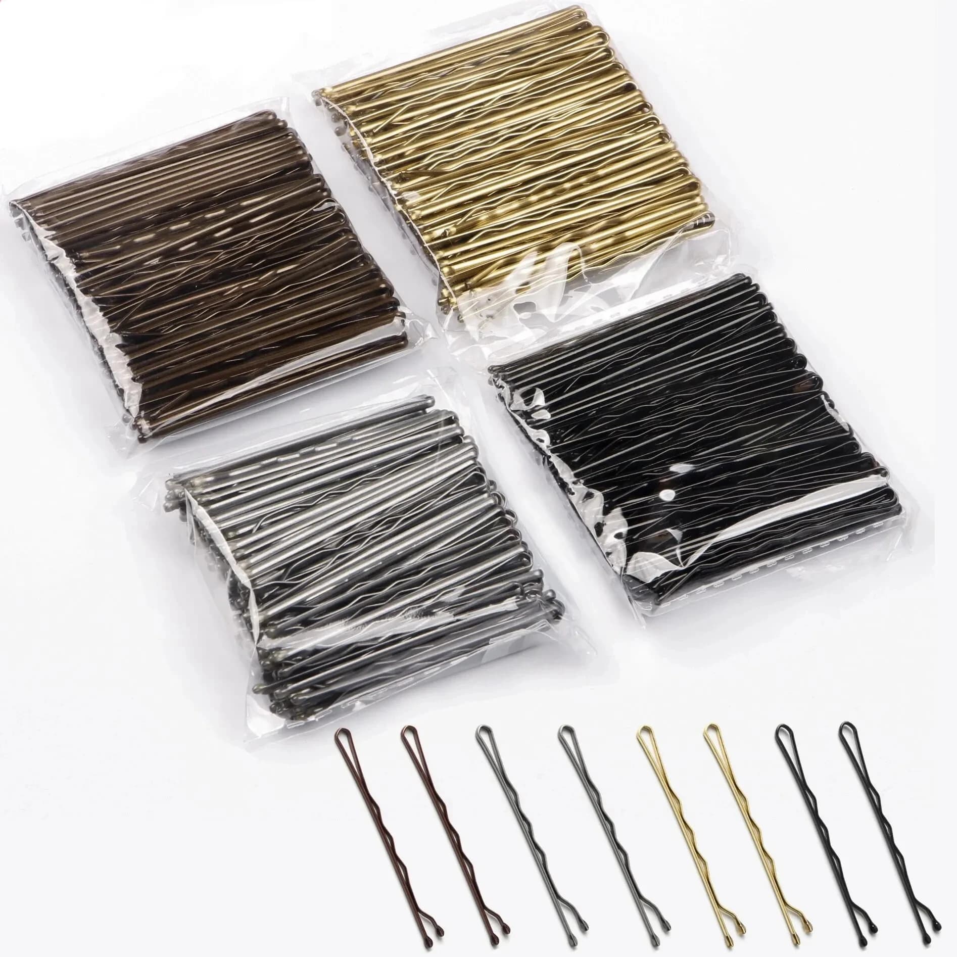50 pezzi fermaglio per capelli in oro da donna forcina per acconciatura strumento per lo styling Hairgrip a forma di U fermagli per capelli Barrette per accesso ai capelli delle donne
