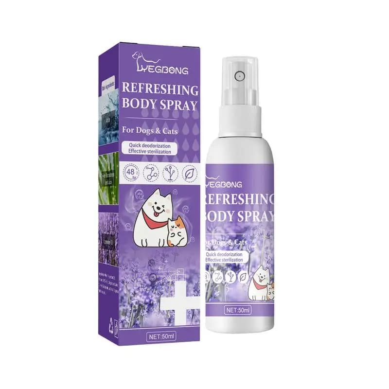 Deodorante per cani con olio di lavanda Spray a lunga durata Cuccioli Gatti Cani per odori spray profumati deodoranti puzzolenti Incredibili