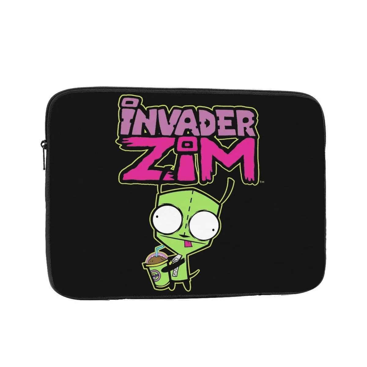 Invader Zim GIR Snacking Custodia protettiva per laptop per MacBook Air Pro 10 12 13 15 17 pollici Borsa per notebook Custodia antiurto