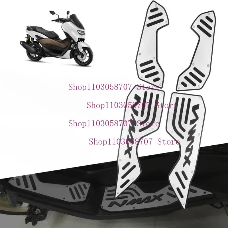 For Yamaha NMAX125 NMAX155 NMAX 155 N MAX 125 2020 - 2023 Motorcycle Footboard Steps Foot Plate Footrest Pedal Footpads Plate