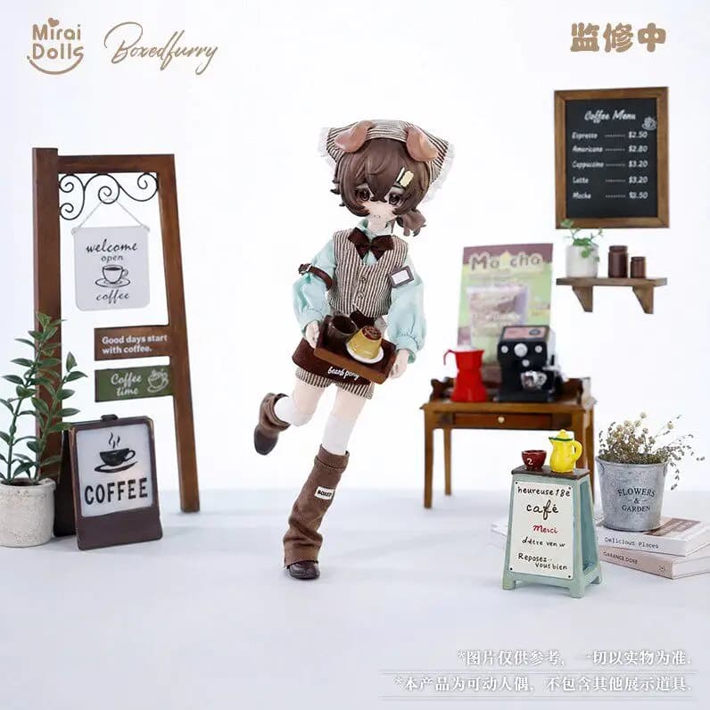 BoxedFurry 1/8 Scale BJD Blind Box Kawaii Anime Articulated Figure Collectible Desktop Ornament Hobby Gift Mystery Box