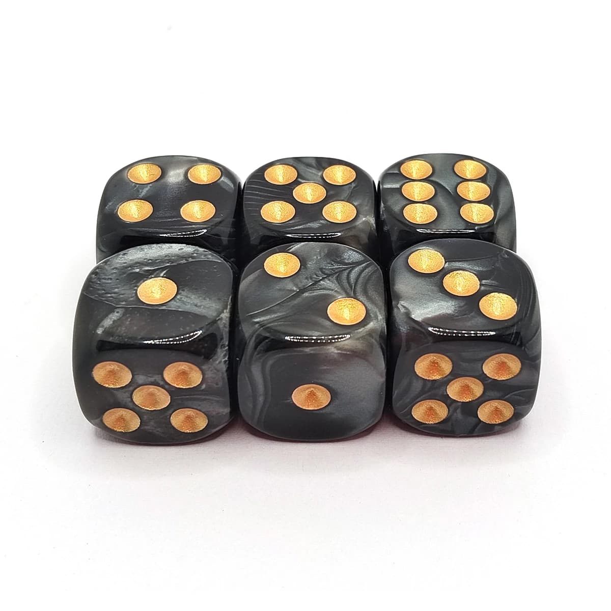 Set di 6 Dadi Contatori per D&D o MTG, D6 da 16mm, Dadi Contatori per Giochi da Tavolo come Dungeons and Dragons o Magic the Gathering