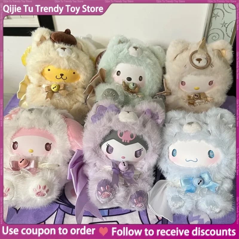 Originale Disponibile Sanrio Island Fox Peluche Vinyl Blind Box Series Bambola di Peluche Anime Fatta a Mano Katie Cat Cool Lomi Regalo per Ragazze
