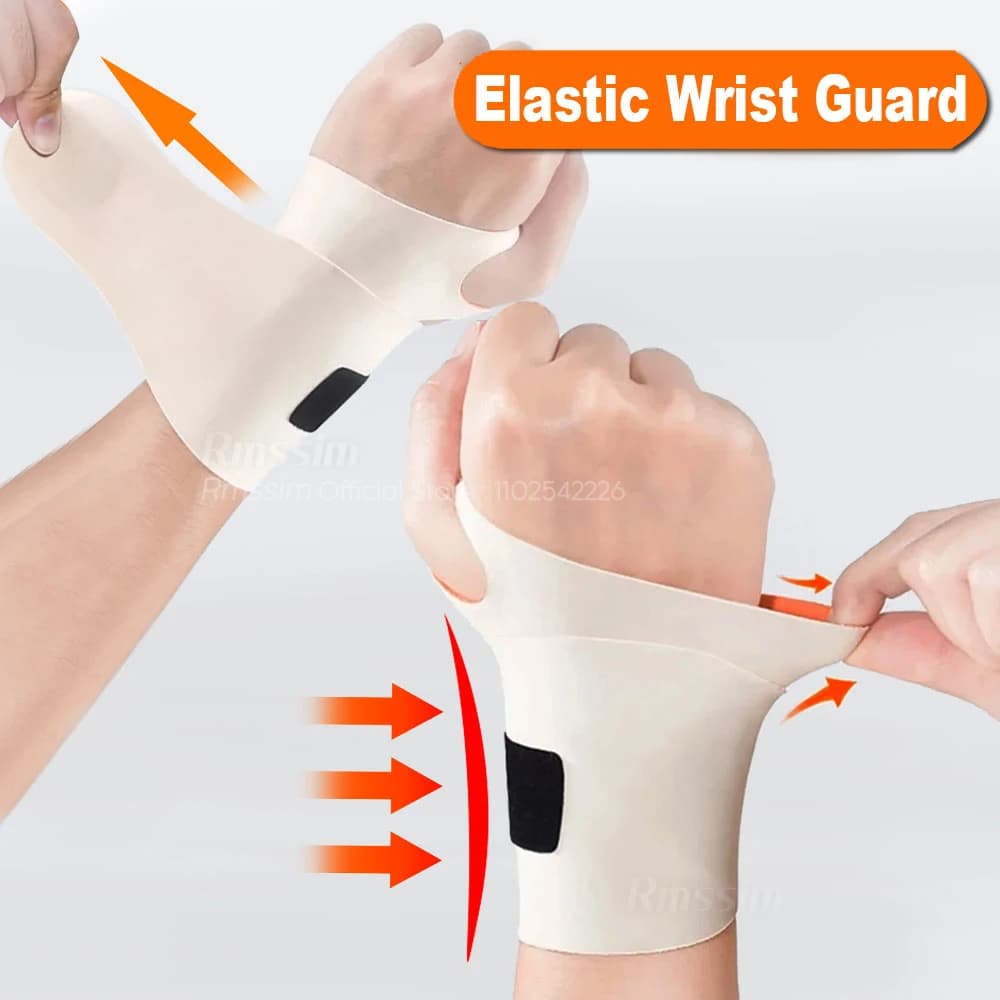 Protezione elastica per il polso Polsino fitness Stecca professionale Tutore per mano Fascia protettiva Artrite Distorsione Guaina tendine del tunnel carpale
