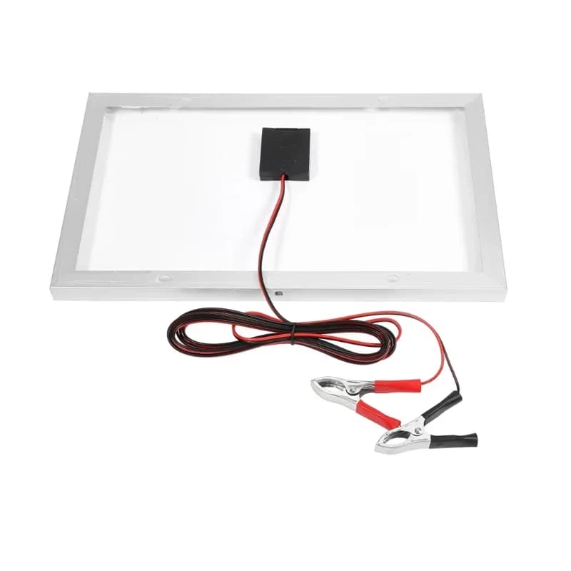 Portatile 1000W / ㎡ Generatore solare a celle solari ricaricabili policristalline 18V 10W per illuminazione domestica del telefono da campeggio