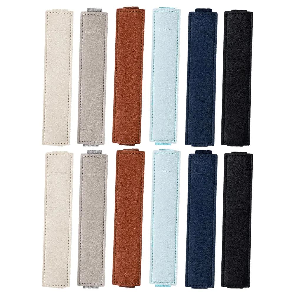 Set di 12 Portapenne per Notebook con Fascia Elastica Regolabile, Custodia Compatta per Penne, Organizer per Planner e Diari, Astuccio per Strumenti di Scrittura