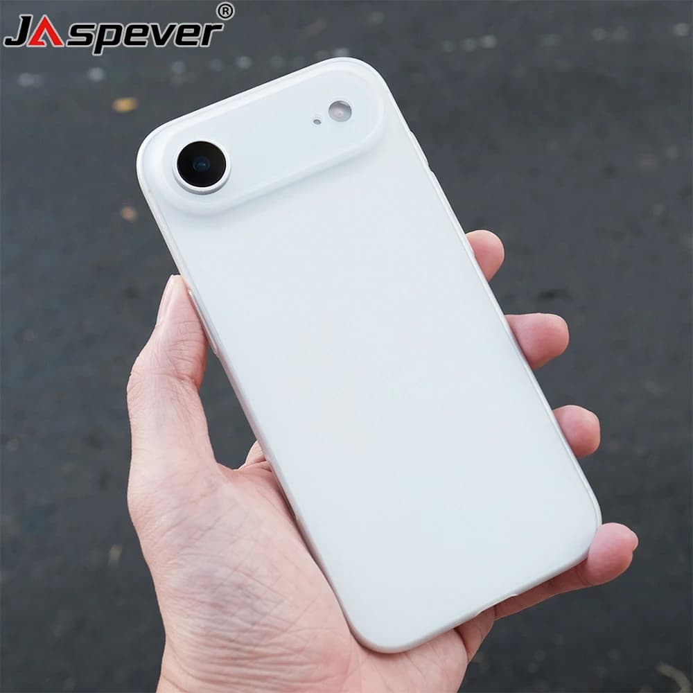 0.3mm Ultra Thin Translucent Matte Case For iPhone Air 17 16 Pro Max Plus 16E Black Slim PP Hard Shell For iPhone17ProMax 16Pro