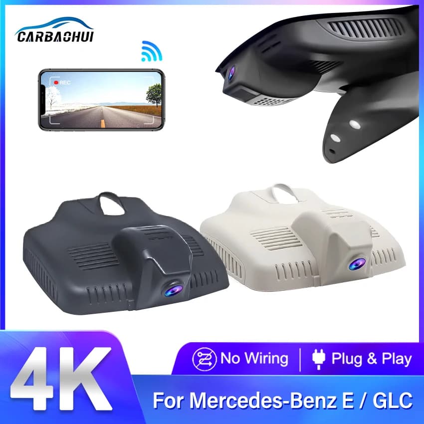 4K 2160P Plug and play DVR car recorder Dashcam for Mercedes Benz Class E E200 E300 w212 w213 Class C w205 s205 GLC x253