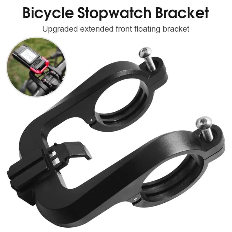 Supporto per luce per bicicletta Staffa di estensione per faro per bici MTB Supporto per faro per bici Manubrio Supporto centrale Accessori per ciclismo