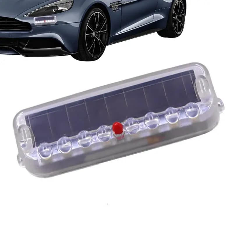 Indicatori di direzione luci per rimorchi a LED solari Anti-collisione indicatori di direzione posteriori luce posteriore per bici luce per auto Super luminosa esterna