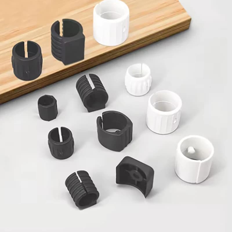 Cuscinetti per piedini per mobili in plastica Coprigambe per tavoli Cuscinetti per sedie Morsetti per tubi antiscivolo a forma di U Coperture per protezione del pavimento Cappucci per tubi