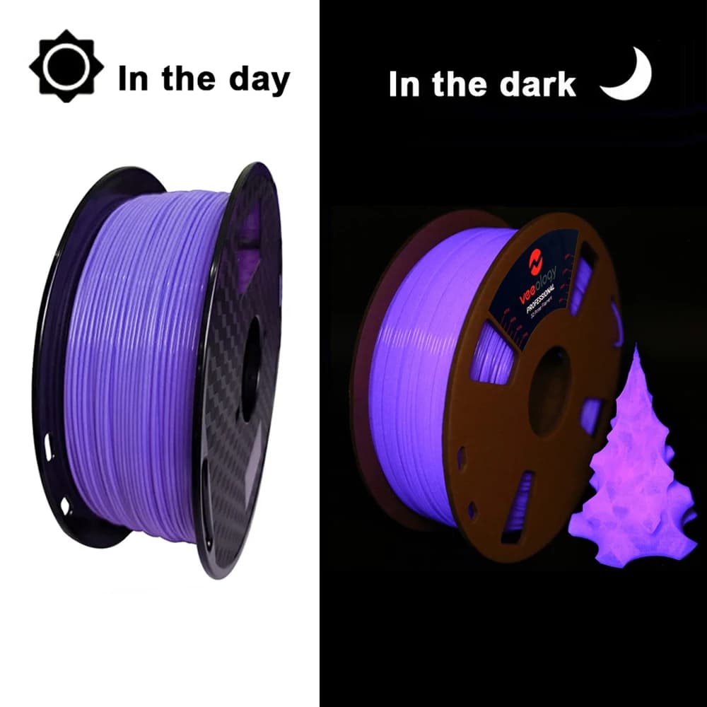 1.75MM 250g PLA Filament Bright Rainbow Night Pink Red Blue Bright for PLA 3D Printing Plastic Wire Vacuum Packing
