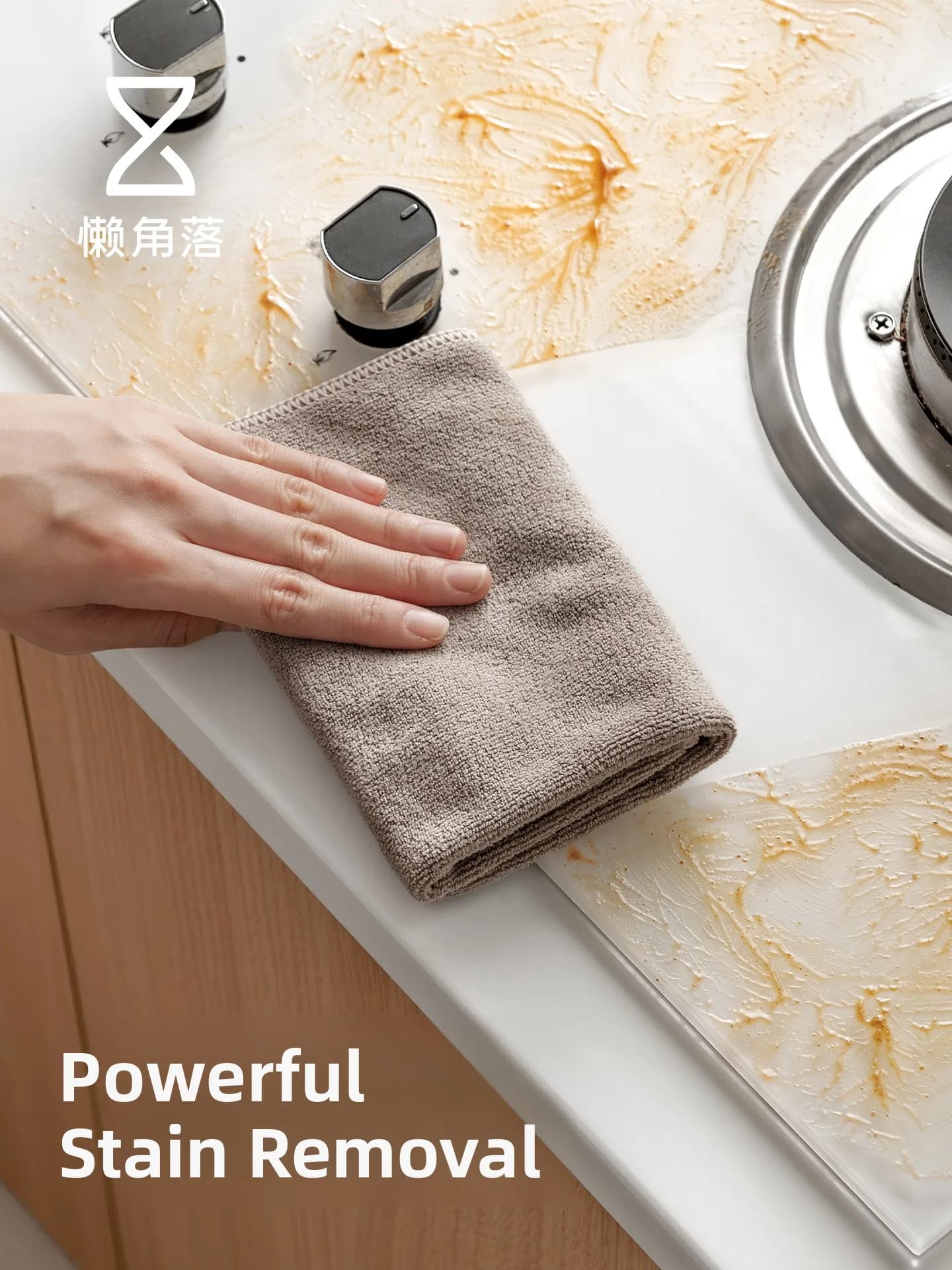 Kitchen Fiber Cloth Dishwashing Towel Oil Resistant Water Absorbent Non-Shedding Easy to Clean for Home Use Dish Brush