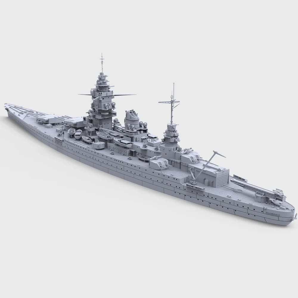 SSC703 MRY-SFW 1/350 1/700 1/200 Modellino Militare della Nave da Guerra Classe Dunkerque (1939) con Scafo Completo