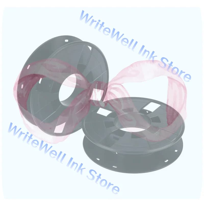 1/2 Pezzi Bobina Nera per Cavi Strumenti Musicali, Tamburo Avvolgicavo da 150mm, Bobina per Filamento Stampanti 3D, per Luci, Corde, Cavi e Fili