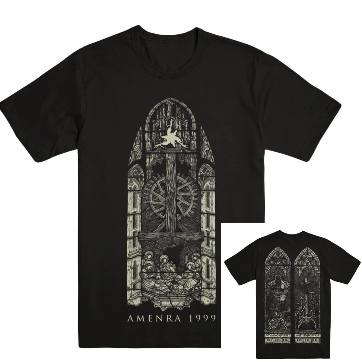 Fortifem 1999 AMENRA Band T-Shirt Cotton Graphic Tee Men Women Summer Streetwear