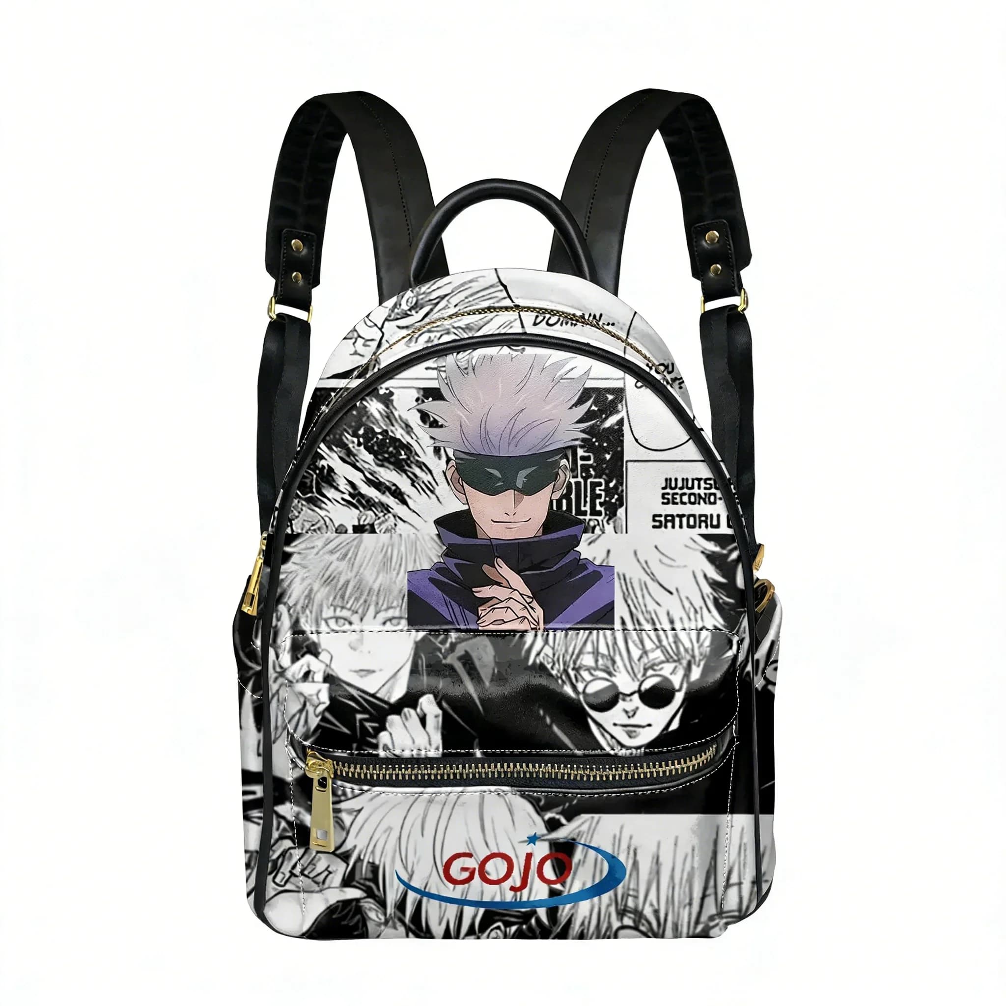 Satoru Gojo Backpack Mens Womens Knapsack Personalized Pattern Double Shoulder Bag Business Travel Bookbag Custom Made Daypacks