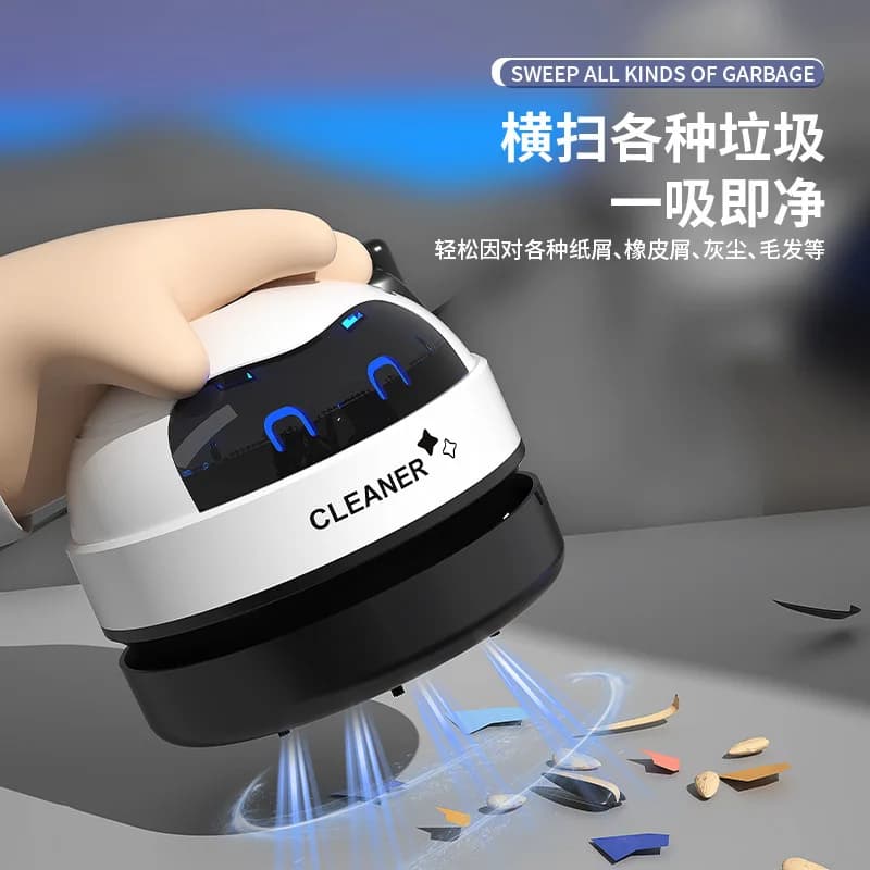 Aspirapolvere da scrivania a forma di astronauta, gomma elettrica per studenti, pulitore da scrivania per bambini a forma di cartone animato, materiale didattico