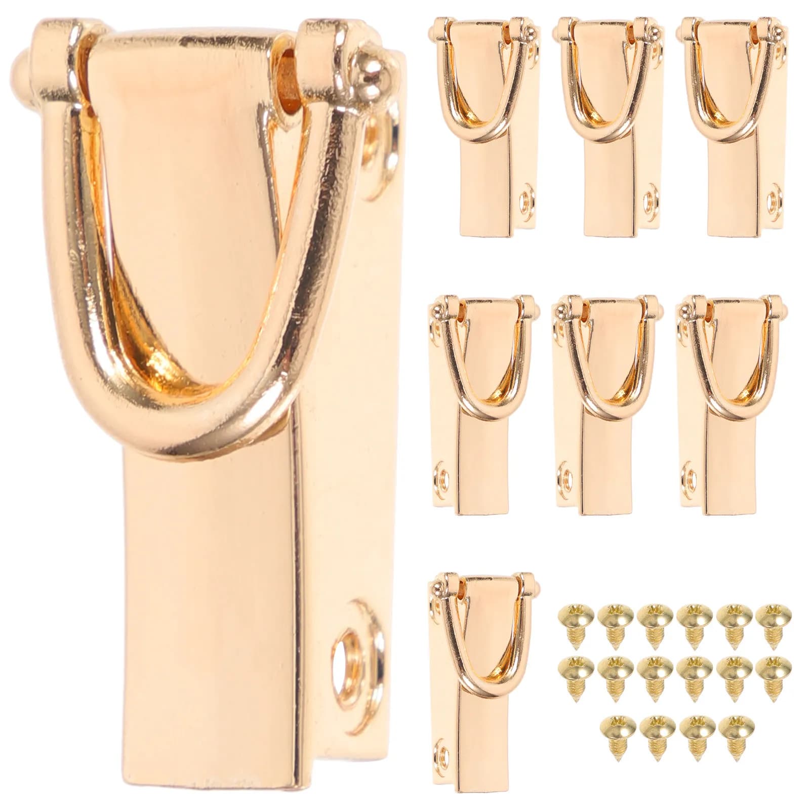 8 Pezzi Anelli a D Girevoli in Metallo, Ganci a D Rotanti per Forniture per Borse, Creazione di Borse, Collari per Cani, Guinzagli, Zaini, Accessori per Cucito