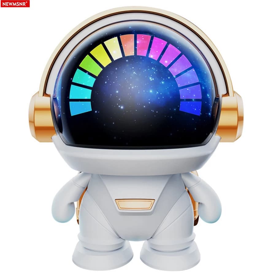 TWS Mini Smart Astronauta Altoparlante Bluetooth Luci colorate Suono surround Giocattoli audio portatili per regali decorativi per la casa Per i bambini