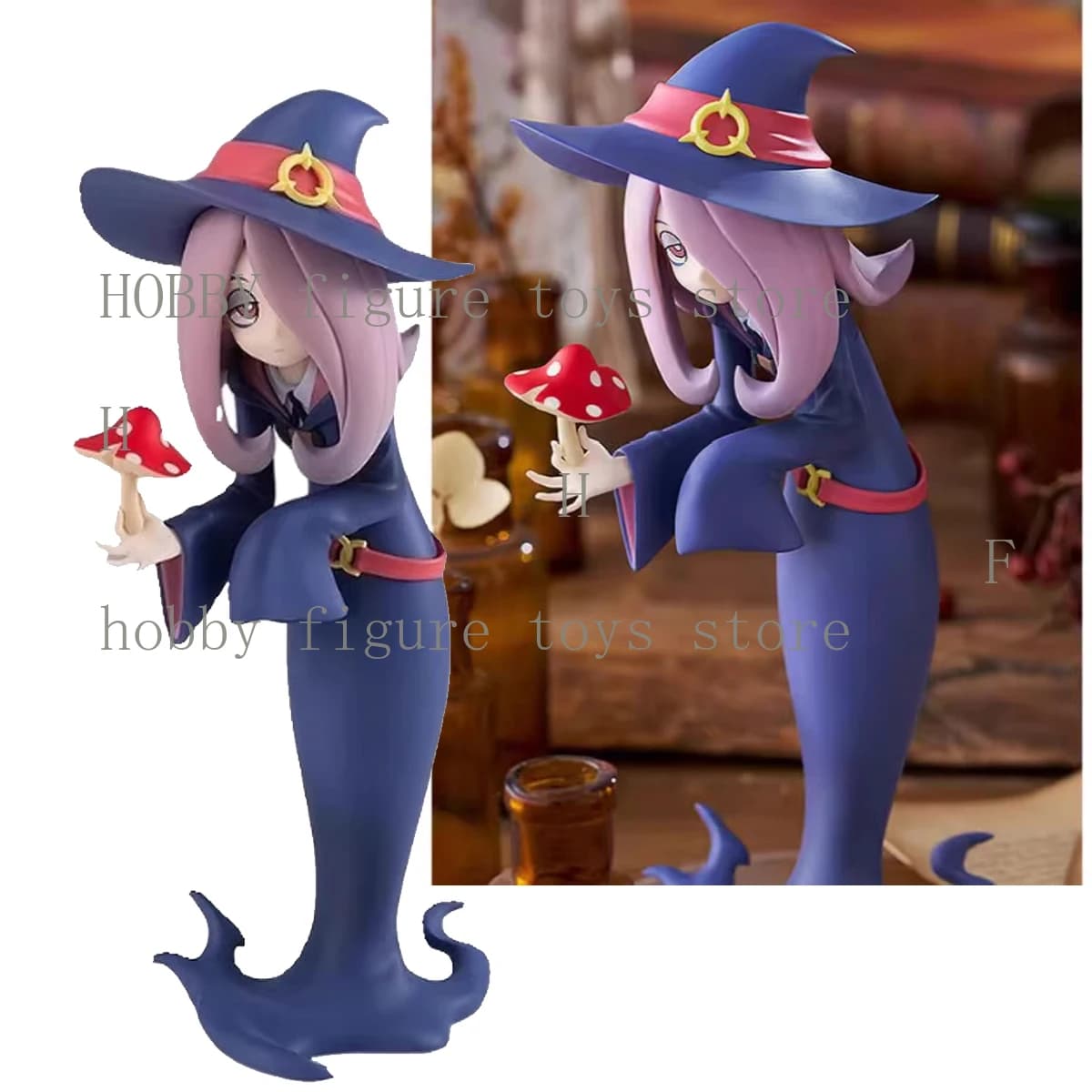 NO BOX Genuino GSC POP UP PARADE Sucy Lotte Little Witch Academia Decora la tabella della stanza Anime Action Figure Toy Regalo per bambini