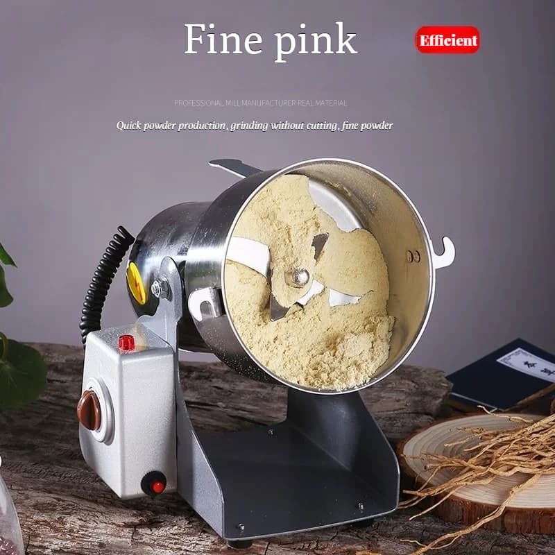Multifunctional Grains Spices Grinder Superfine Coffee Dry Food Miller Grinding Machine Pepper Sesame Wheat Flour Powder Crusher